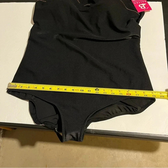 Baltex Full Figure One Piece Swim Suit NWT Size 22W Black Thick Straps Padded - Picture 11 of 11